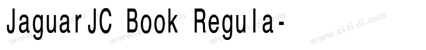 JaguarJC Book Regula字体转换